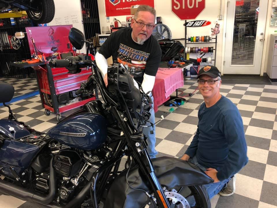 Rainier Sound Authority team working in the shop